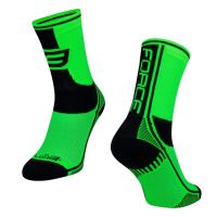 Sosete Force Long Plus verde/negru/alb S-M