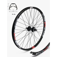 Roata CROSSER X6 27.5" Fata QR Disc capsata Negru