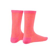 Sosete SUPACAZ Asanoha - roz neon / orange neon - S/M