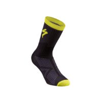 Sosete SPECIALIZED SL Elite Winter Sock Black/Neon Yellow